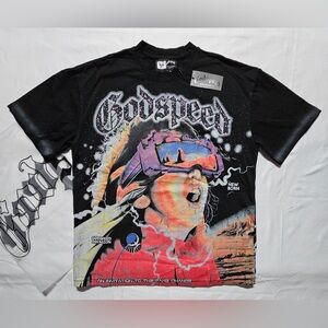 Godspeed Black Graphic  Tee with VR Artwork